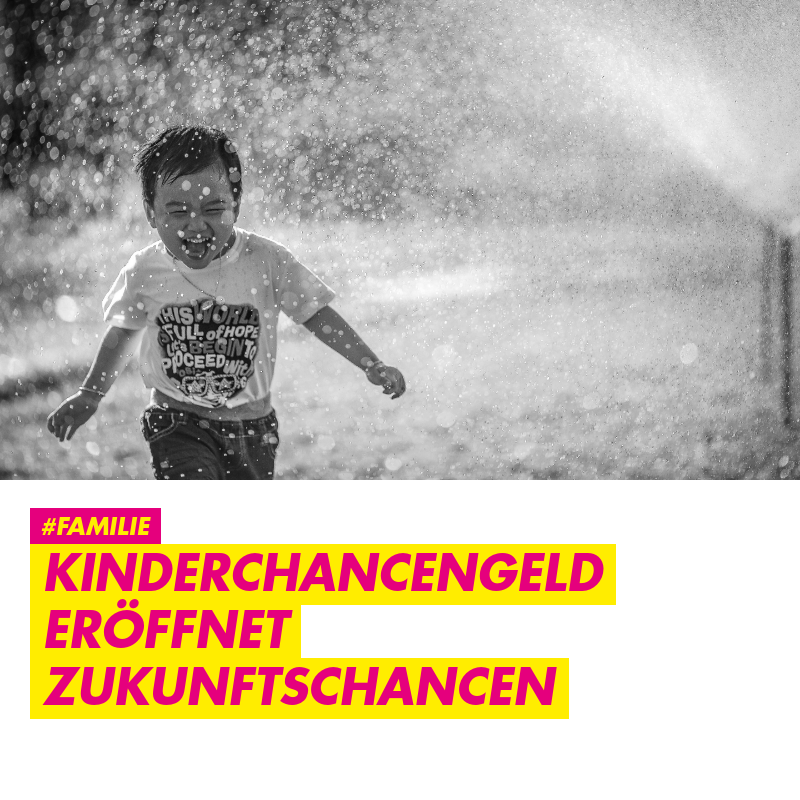 Kinderchancengeld eröffnet Zukunftschancen 