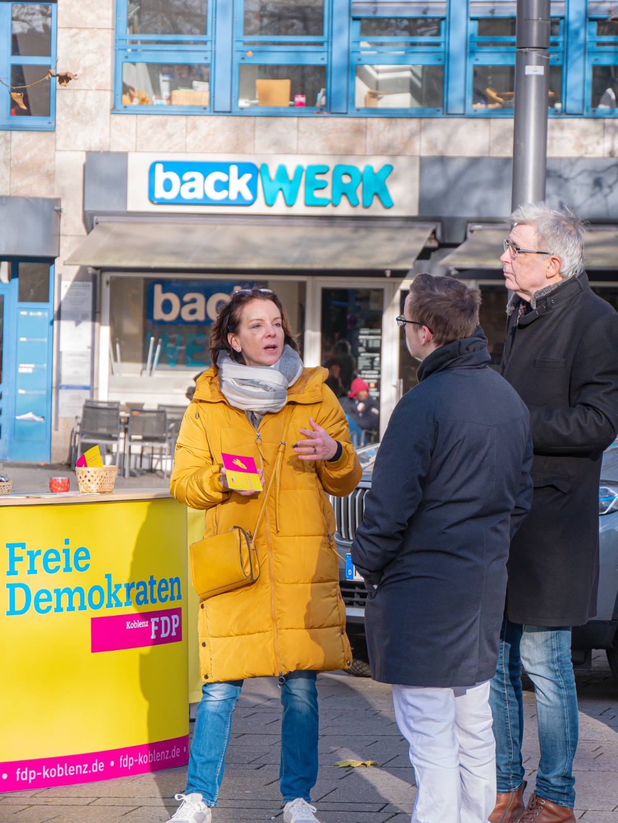 Kommunalwahlkampf FDP Koblenz 2024