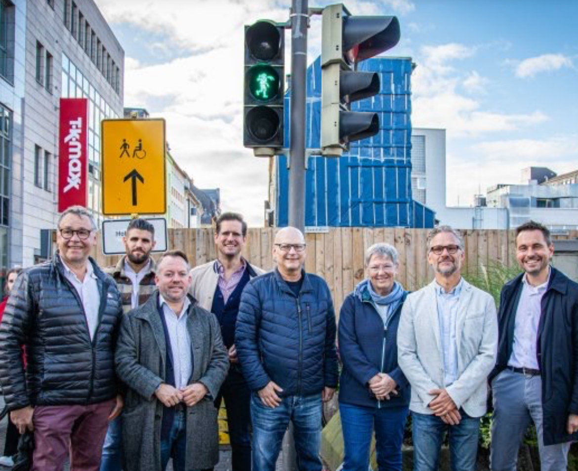 FDP Koblenz  Einweihung Schängel Ampel