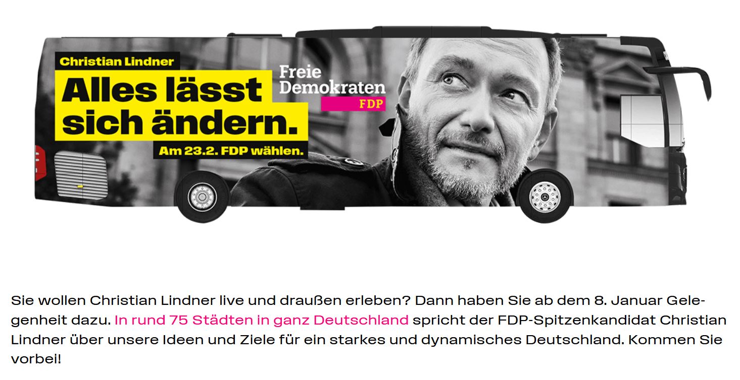 Christian Lindner in Koblenz FDP