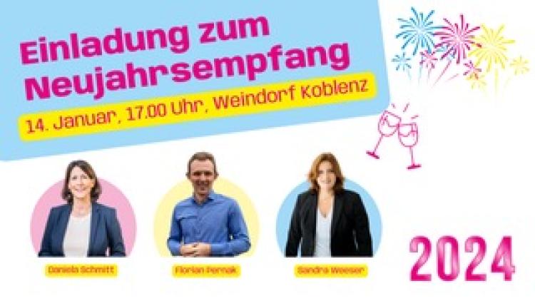 FDP Julis Koblenz Neujahrsempfang 2024 Weindorf Koblenz