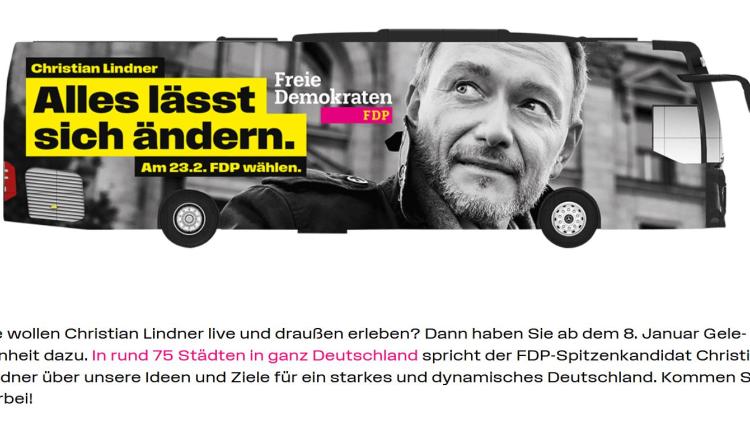 Christian Lindner in Koblenz FDP