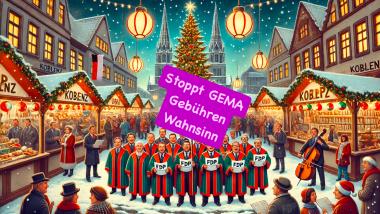 FDP Koblenz stille Chöre Protest gegen GEMA