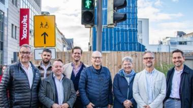 FDP Koblenz  Einweihung Schängel Ampel